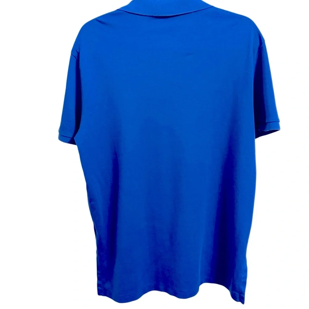 Polo Ralph Lauren Pima Soft Touch Short Sleeve Blue Polo Pony Logo Size Large